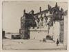 Collection of approximately 17 prints, including etchings and drypoints.